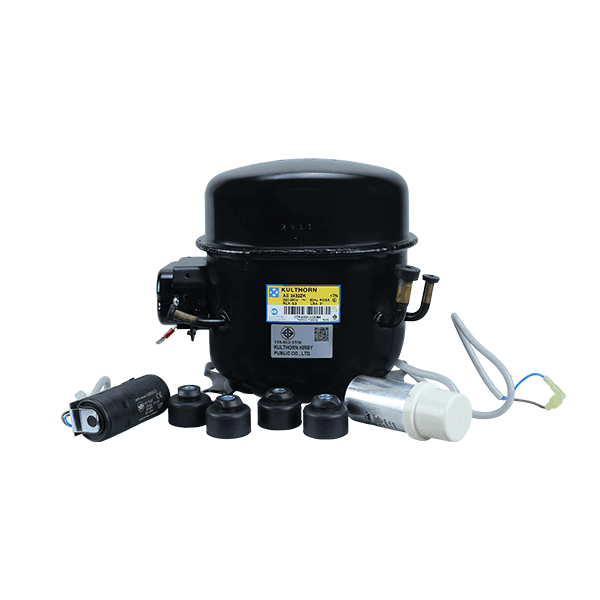 Kulthorn AE2432ZK Refrigerator Compressor – ¾++ HP, R-404A (2,640 BTU/hr)
