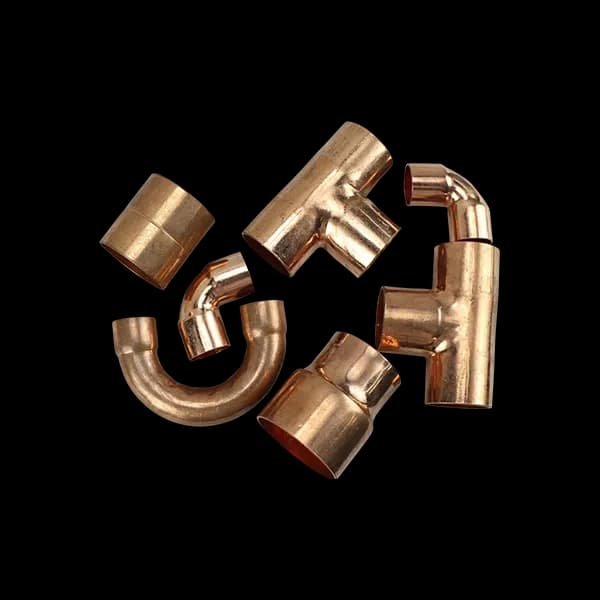 Copper Elbow, socket, U band, Reducer